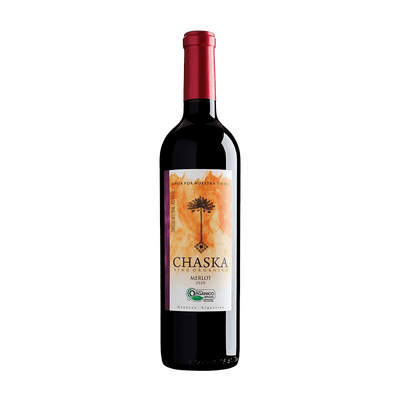 Chaska Vino Orgánico Merlot 2020